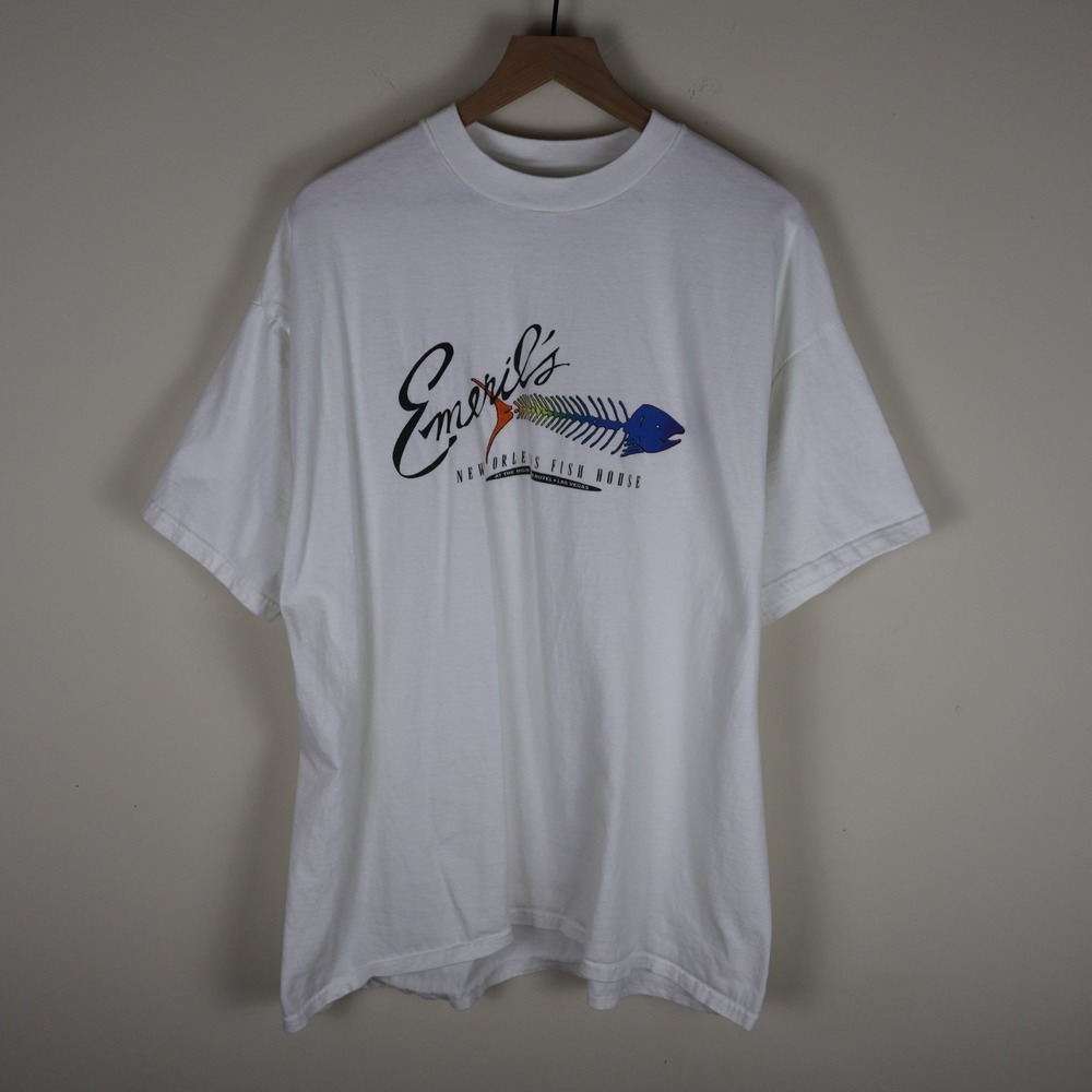 Vintage‎ Emeril's New Orleans Fish House MGM Grand Las Vegas Shirt 2XL 25x30